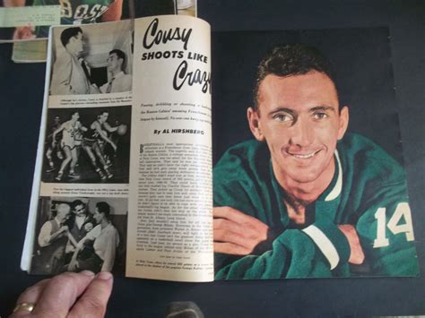 Download NBA Star Bob Cousy Magazine Wallpaper | Wallpapers.com