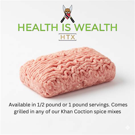 Ground Turkey Breast : Bulk - KhanArtistCatering