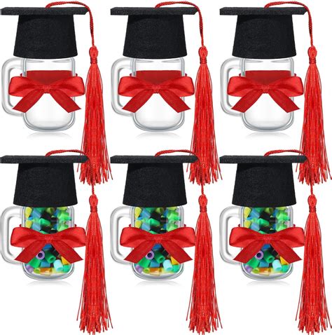 Amazon.com: Skybooly Set of 6 DIY Graduation Mason Jar Party Gifts 1.4 ...
