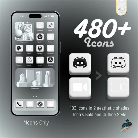 Bubble Gum V2 White (silver) Ios Icon Set, 480 + Icons, 122 Icons in 2 ...