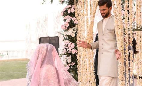 "May we always remain as a garment to each other" - Shaheen Afridi ...