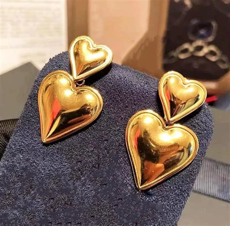 Dual Heart Shaped Statement Earrings – Merakitrendsjaipur.com