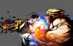 Street Fighter Ken Ryu Video Game Matte Finish Poster Paper Print ...