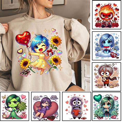 8 Cartoon Valentine Png Bundle, Cartoon Emotions Friends Png, Cute ...