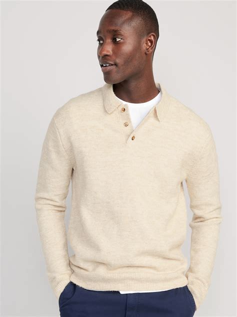Long-Sleeve Polo Pullover Sweater | Old Navy