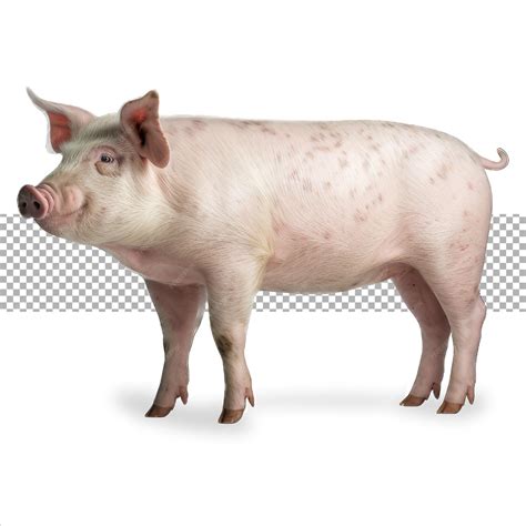 Premium PSD | Pig isolated on transparent background