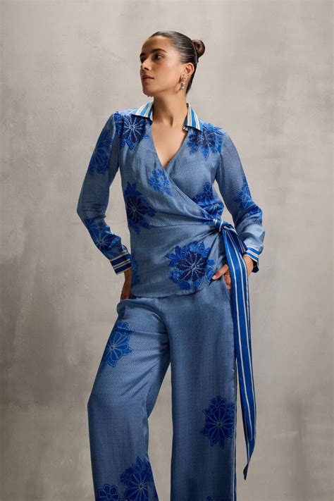 Hitachi Wrap Co-ord Set – Namrata Joshipura Online