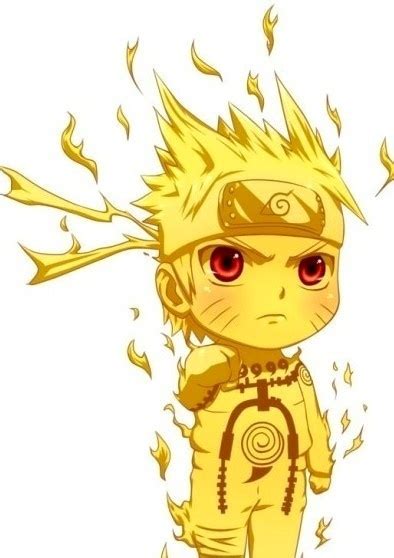 火影忍者萌图 九尾查克拉鸣人_火影萌图 - 07073火影忍者ol网页游戏