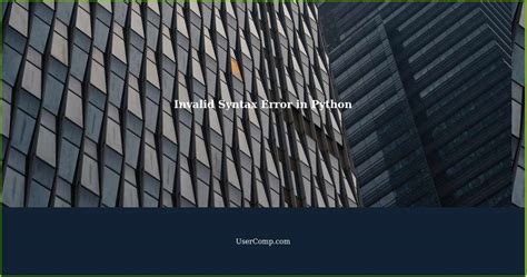 Image result for Syntax Error Invalid Syntax Python