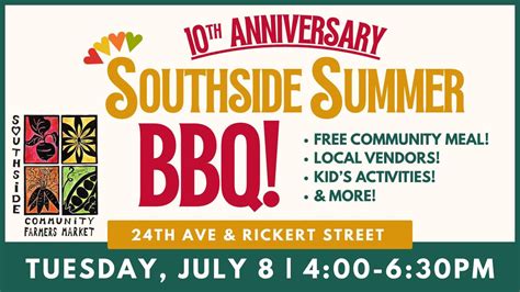 10th Annual Southside Summer BBQ!, 24th Avenue & Rickert Street ...