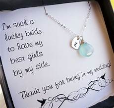 Wedding Gift For Bridesmaids by Personalized Bridesmaid Gifts Three Bridesmaid Thank You Wedding Gift For Bridesmaids