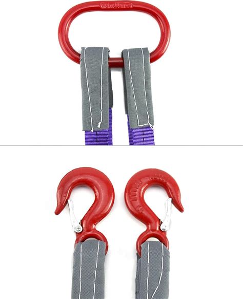QWORK Lifting Slings Straps with Hooks - 5 Feet, India | Ubuy