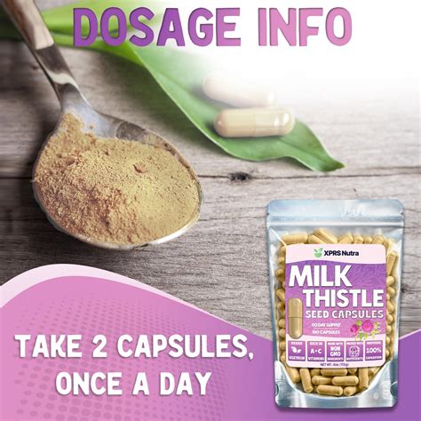 XPRS Nutra Milk Thistle Seed Capsules - 180 Count (3 Month India | Ubuy