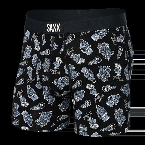 SAXX: ULTRA SUPER SOFT Lucky Devil- Black | JAF-prêt-à-porter
