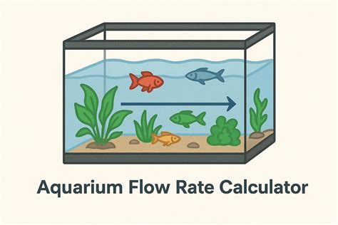 Aquarium Flow Rate Calculator (LPH/GPH) - AquaStream