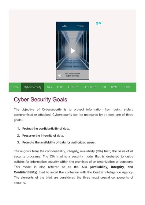 INS 1.1 - This is just a summary of Module 1 for quick revision - Cyber ...