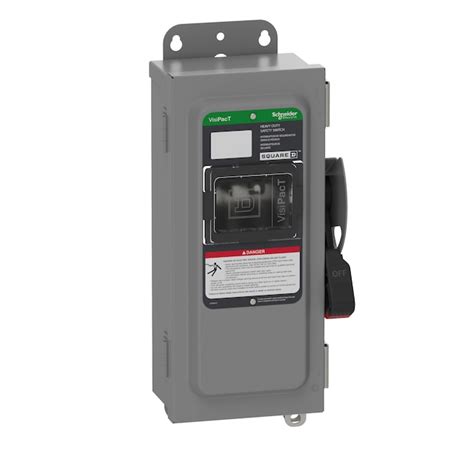 Square D VisiPacT 30 Amp Single Phase/3-phase (600v) Non-fusible ...