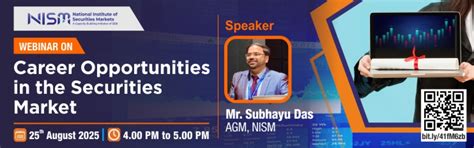 Career Opportunities in the Securities Market - National Institute of ...