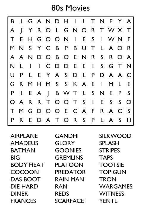 Free Printable Large Print Word Search - Get Your Hands on Amazing Free ...