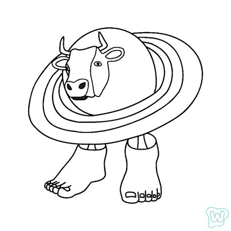 8 La Vaca Saturno Saturnita Coloring Pages - Free Download
