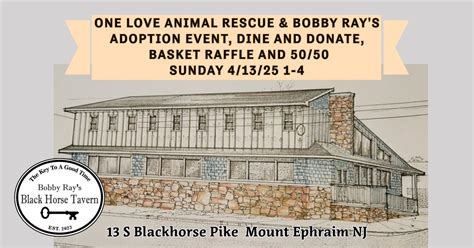 ONE LOVE ANIMAL RESCUE & BOBBY RAYS ADOPTION EVENT, DINE & DONATE ...