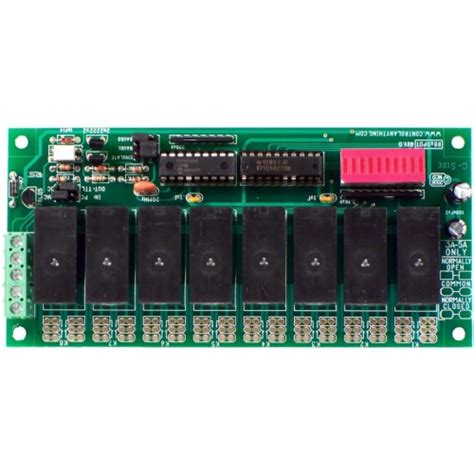 RS-232 8-Channel DPDT Small Signal Relay Controller Board at MG Super ...