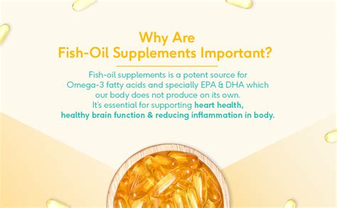 HealthKart HK Vitals Triple Strength Fish Oil Supplement for Men and ...