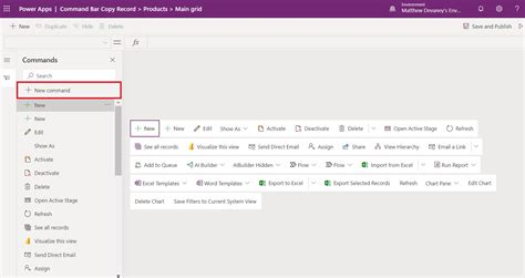 Image result for PowerApps Custom Command Bar