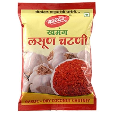 Buy Katdare Lasun (Garlic Dry Coconut) Chutney 200 gms online | The ...