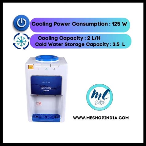 Atlantis Prime Countertop Water Cooler | Hot, Cold & Normal | Buy in India