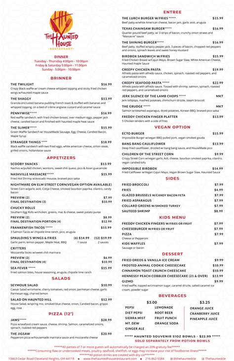 The Haunted House Restaurant