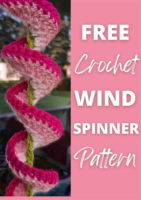 How To Crochet A Wind Spinner - Fast & Easy | Spiral crochet pattern ...