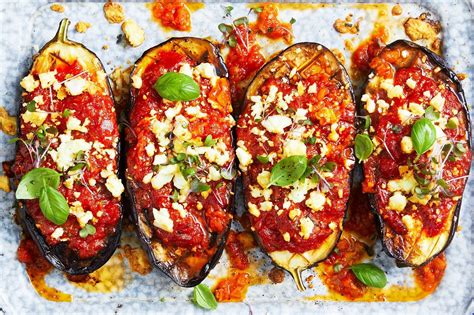 Simple Baked Eggplant with Ricotta and Marinara Recipe - RECIPE HUB