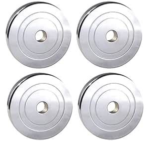 DREAM FIT Set of 4 2.5Kg Steel Weight Plates for home gym - Spare ...