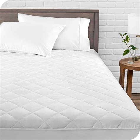 Amazon.com: Bare Home Quilted Fitted Mattress Pad (Twin) - Cooling ...