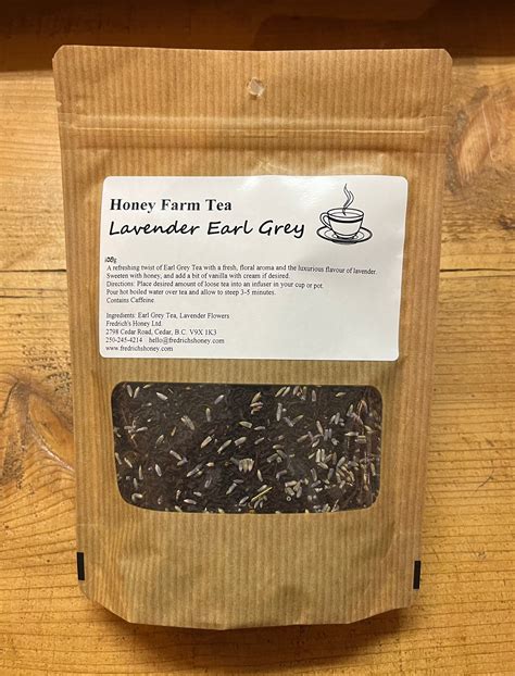 Lavender Earl Grey Tea – Fredrich's Honey