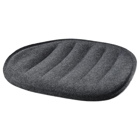 Buy Ikea Polyester Wadding PYNTEN Seat Pad (Dark Grey, 41x43 cm) Online ...