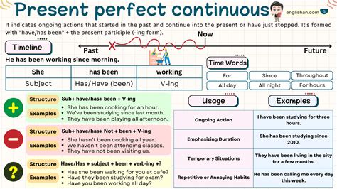 Present Perfect Continuous 的图像结果