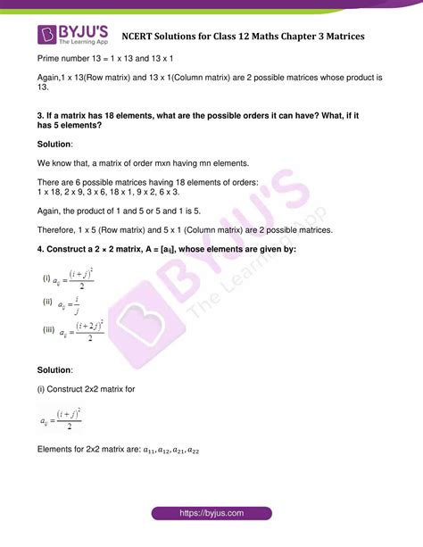 Image result for Class 12 Matrices Exercise 3.1