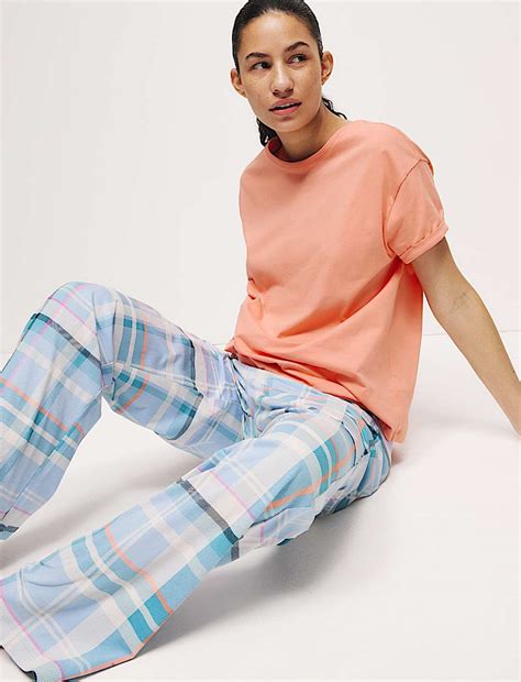 Buy Pure Cotton Printed Pyjama Set at Marks & Spencer