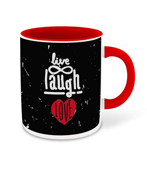 Buy WHATS YOUR KICK - Live Love Laugh Inspired Designer Printed Red ...