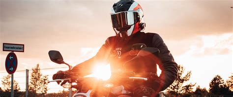 Download wallpaper 2560x1080 motorcycle, motorcyclist, helmet, bike ...