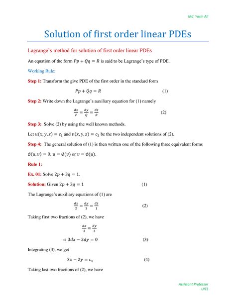 Image result for Third Order Linear PDE Using ADM
