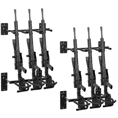 Metal Gun Rack Wall Mount Rifle Shotgun Hooks And Bow | Desertcart INDIA