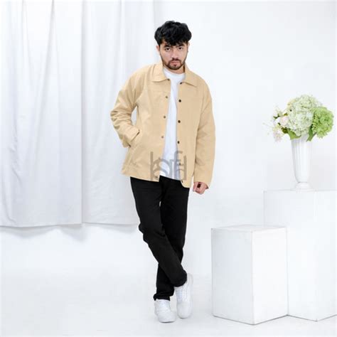 Jual Libra Jaket Trucker Semi Parka Cream Pria Dewasa Brofash Keren ...