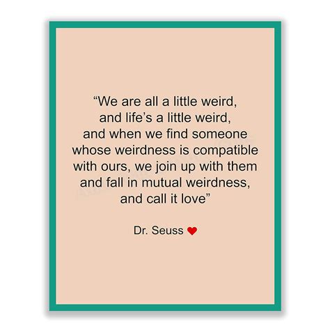 Dr. Seuss Quotes Wall Art Sign-"We Are All A | Ubuy India