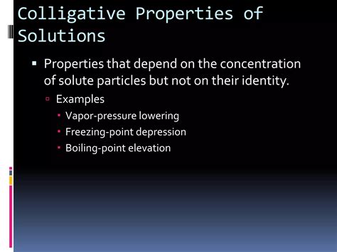 Image result for Colligative Properties Assignment