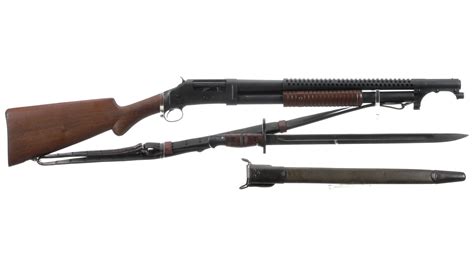U.S. Winchester Model 1897 Trench Style Shotgun with Bayonet | Rock ...