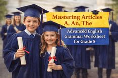 Class 5 Worksheet on A, An and The Articles | PlanetSpark