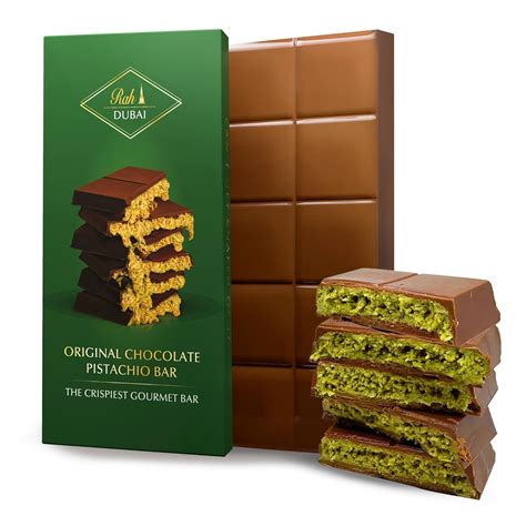 Amazon.com : Rah Viral Dubai Chocolate Bar Pistachio Original, 7oz ...
